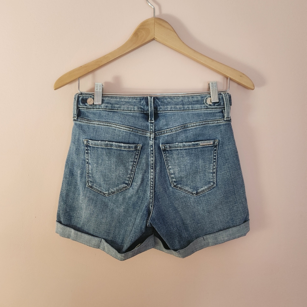White House Black Market Blue Jean Shorts - Picture 2 of 3